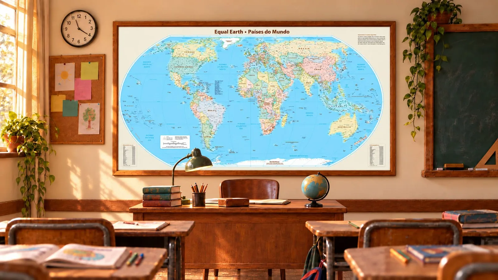 ONU recomenda mapas que preservam o tamanho real dos continentes